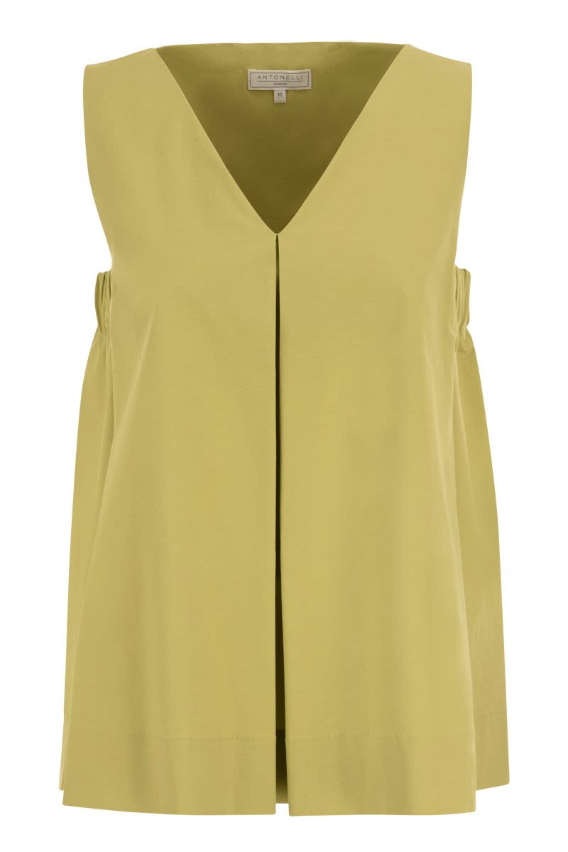 BRAMBLES - Wide sleeveless top - VOGUERINI