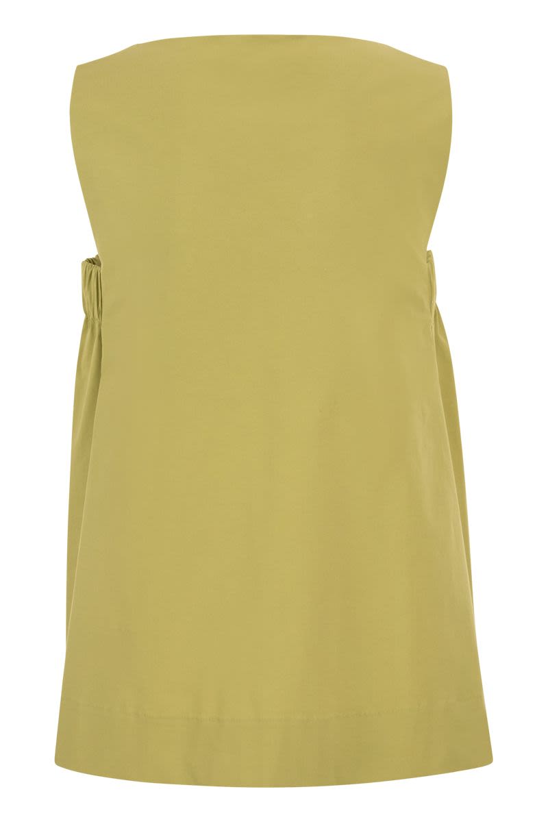 BRAMBLES - Wide sleeveless top - VOGUERINI