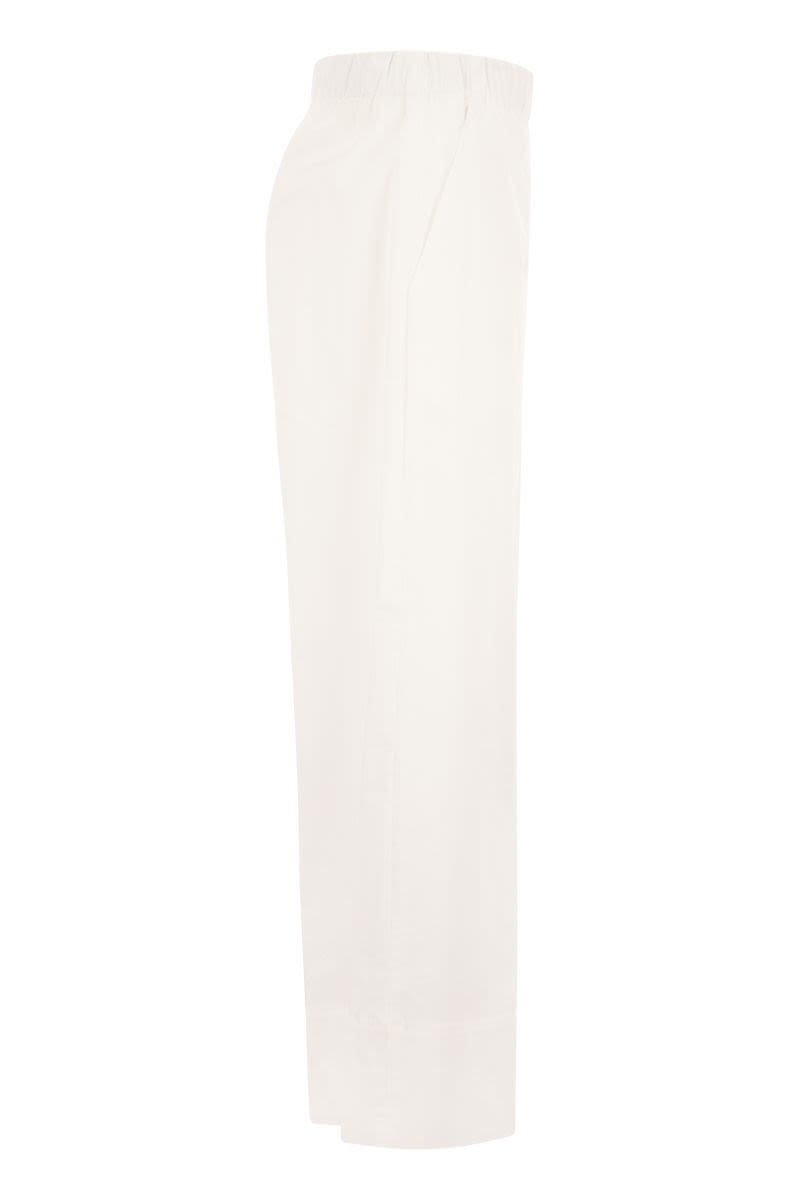 PAPAYA - Loose cotton trousers - VOGUERINI