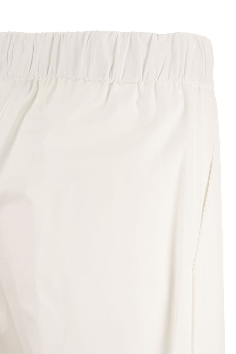 PAPAYA - Loose cotton trousers - VOGUERINI