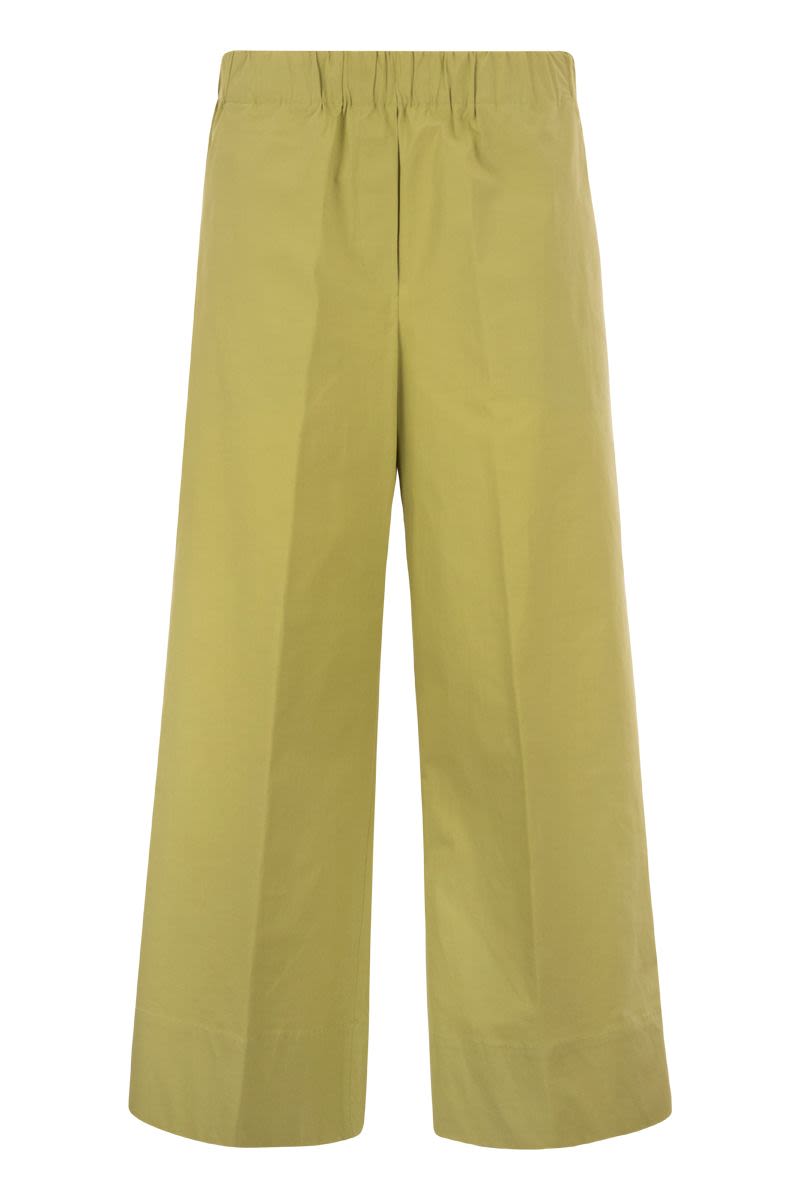 PAPAYA - Loose cotton trousers - VOGUERINI