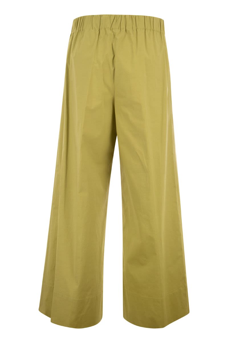 PAPAYA - Loose cotton trousers - VOGUERINI