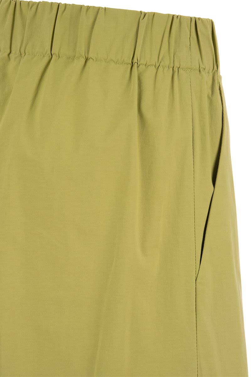 PAPAYA - Loose cotton trousers - VOGUERINI