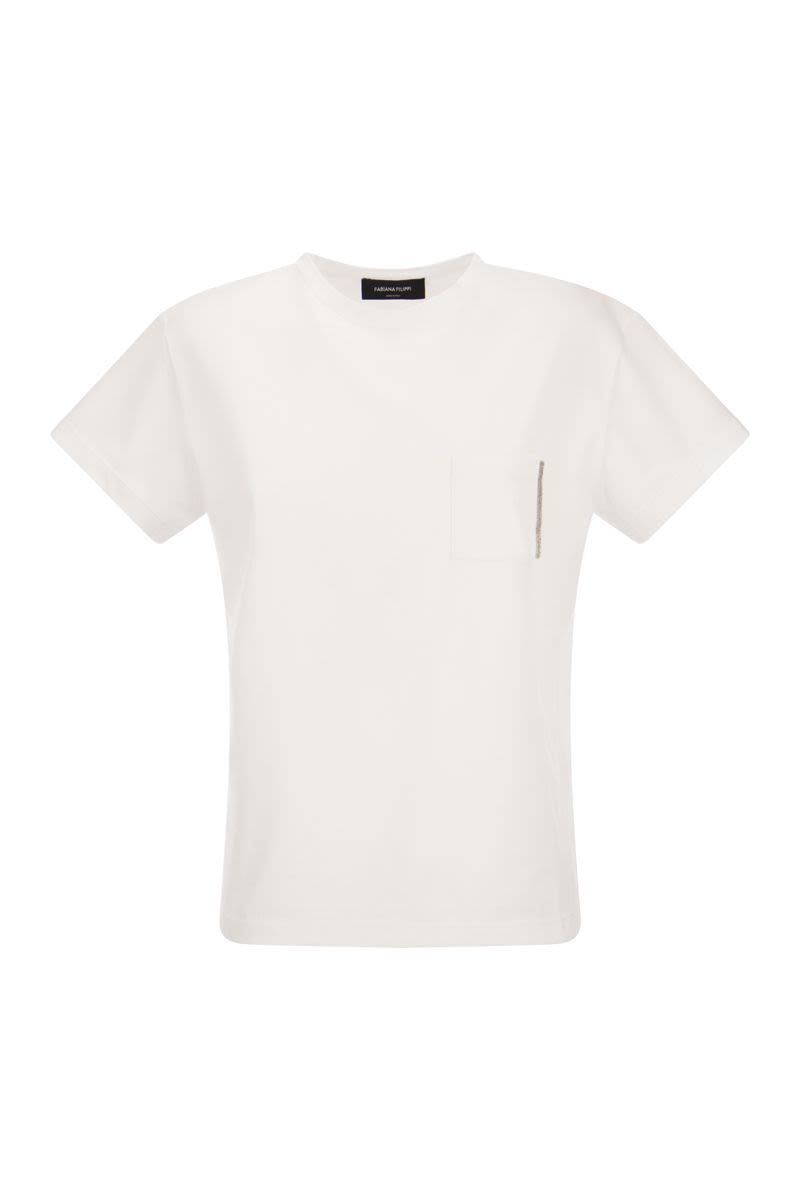 Organic cotton jersey T-shirt - VOGUERINI