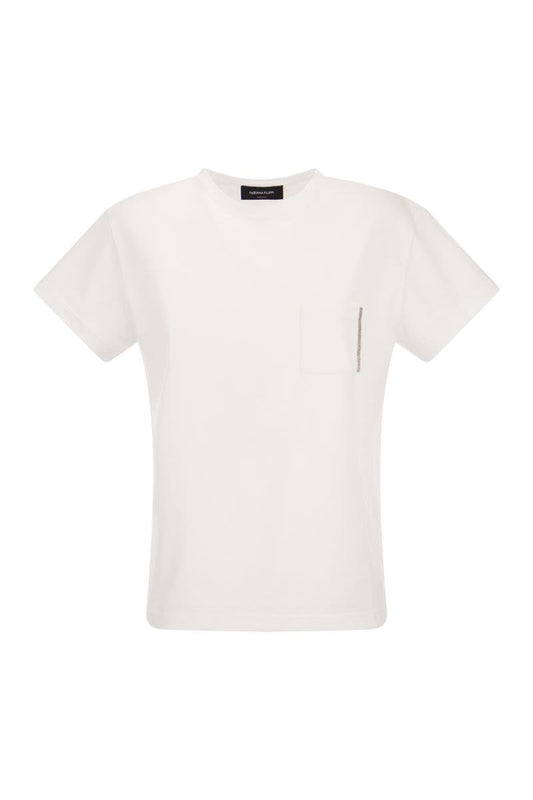 Organic cotton jersey T-shirt - VOGUERINI