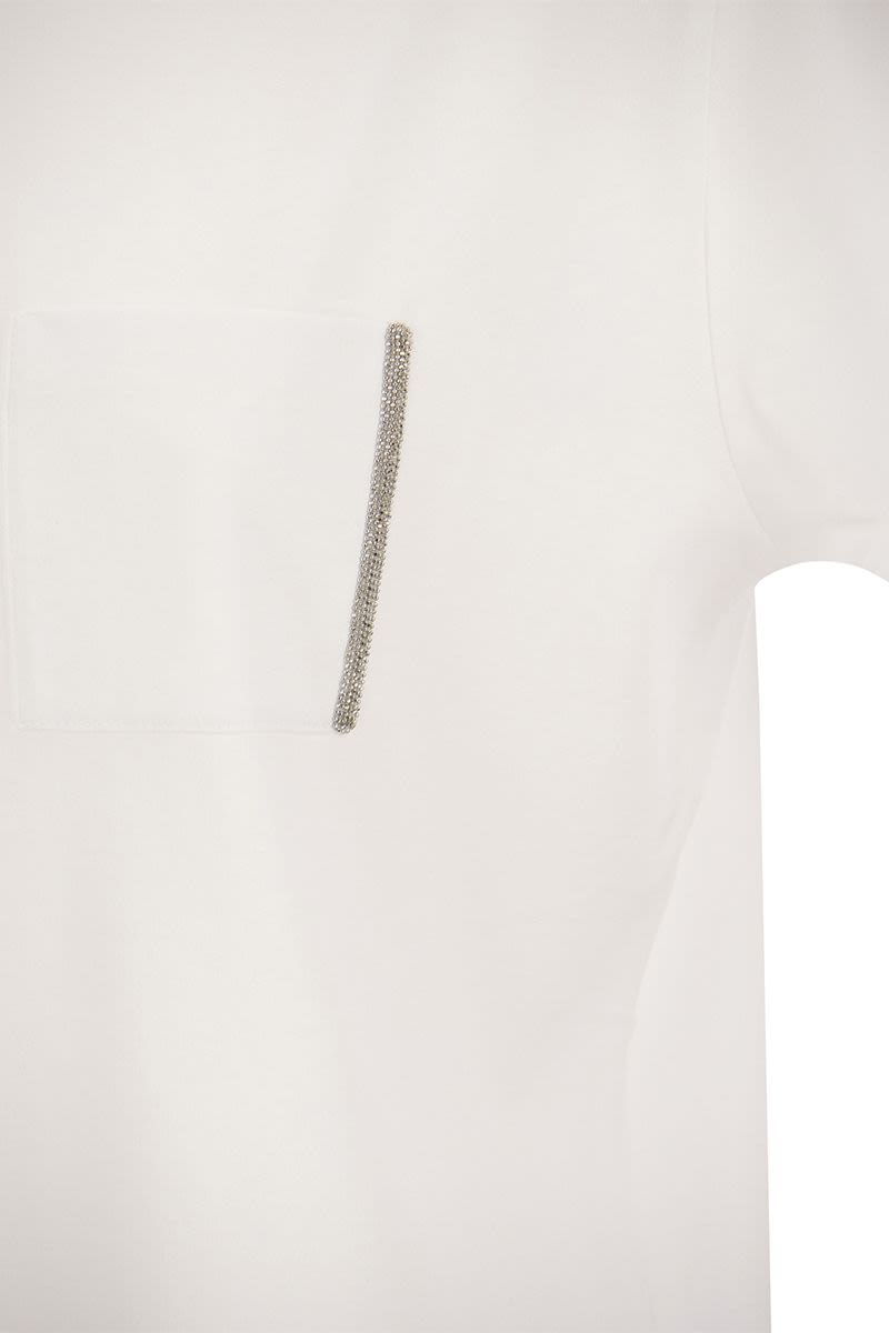 Organic cotton jersey T-shirt - VOGUERINI