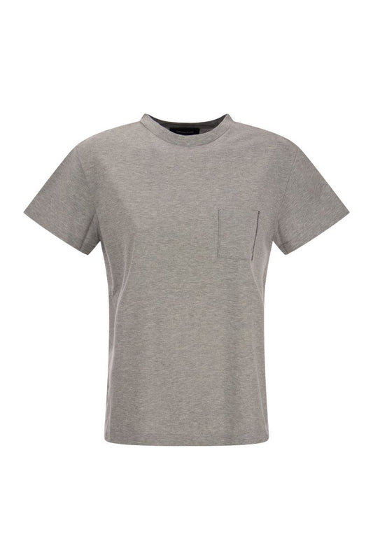 Organic cotton jersey T-shirt - VOGUERINI