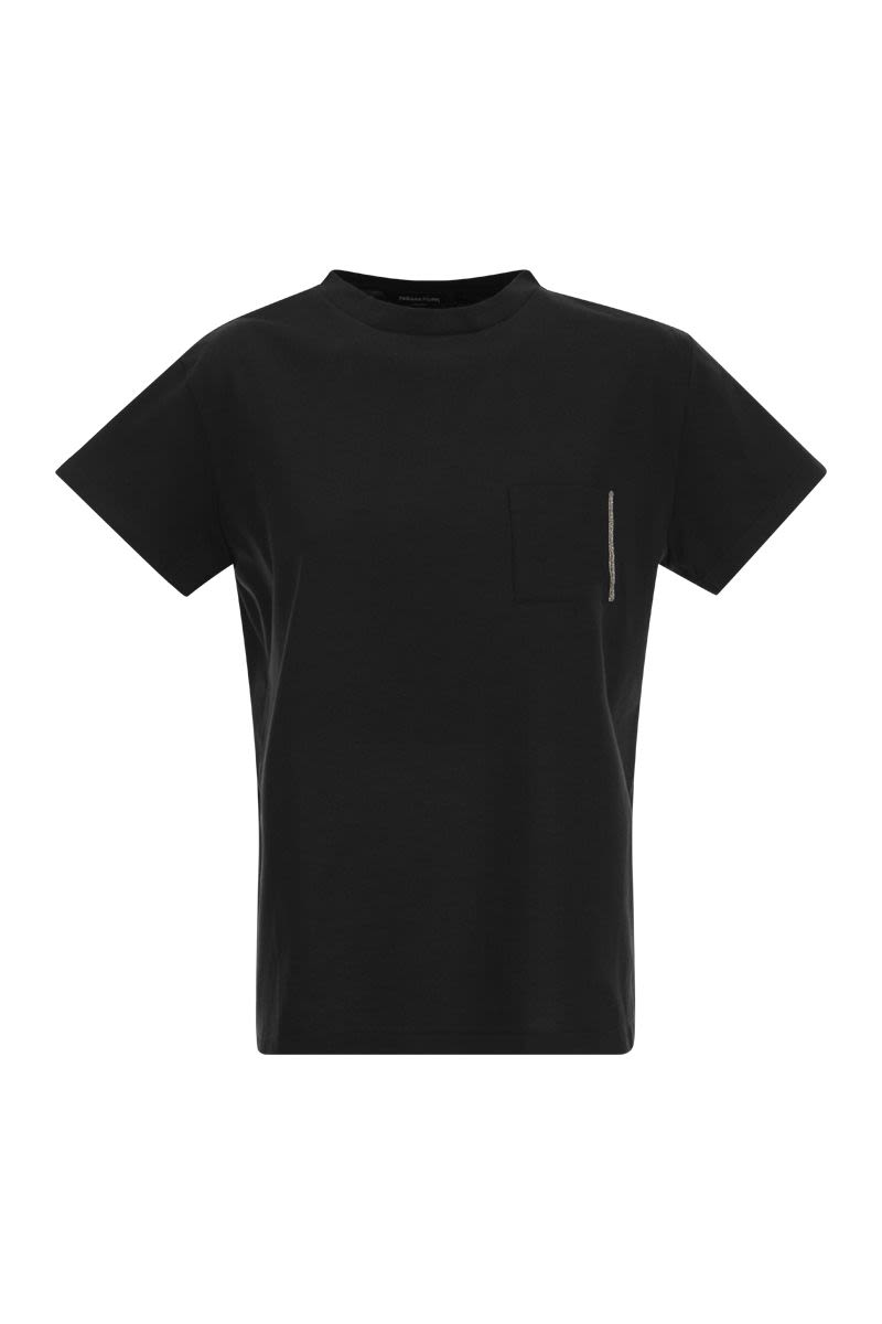 Organic cotton jersey T-shirt - VOGUERINI