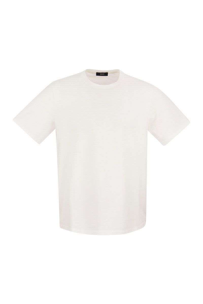 Stretch cotton jersey T-shirt - VOGUERINI