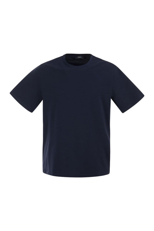 Stretch cotton jersey T-shirt