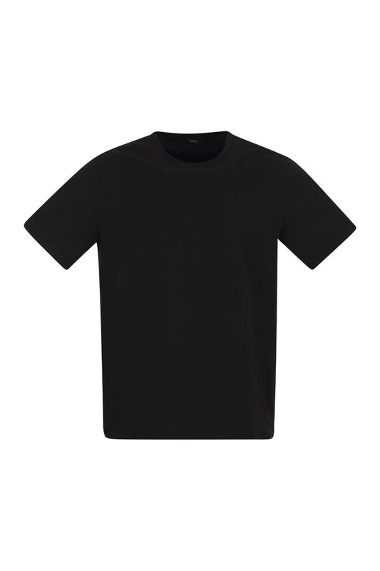 Stretch cotton jersey T-shirt