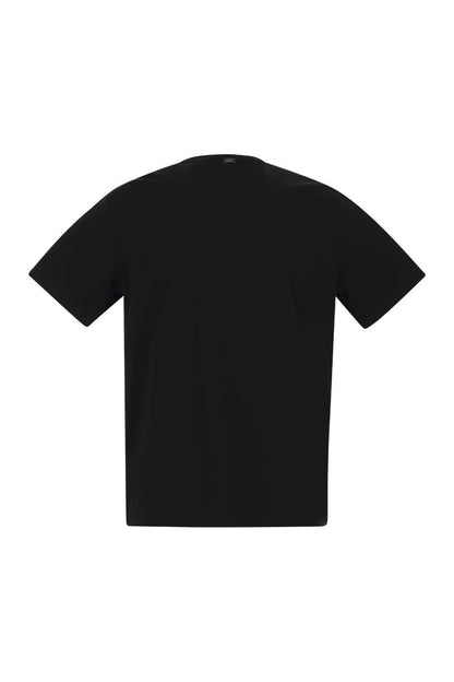 Stretch cotton jersey T-shirt