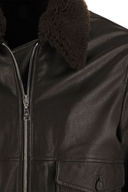 Lambskin bomber jacket - VOGUERINI