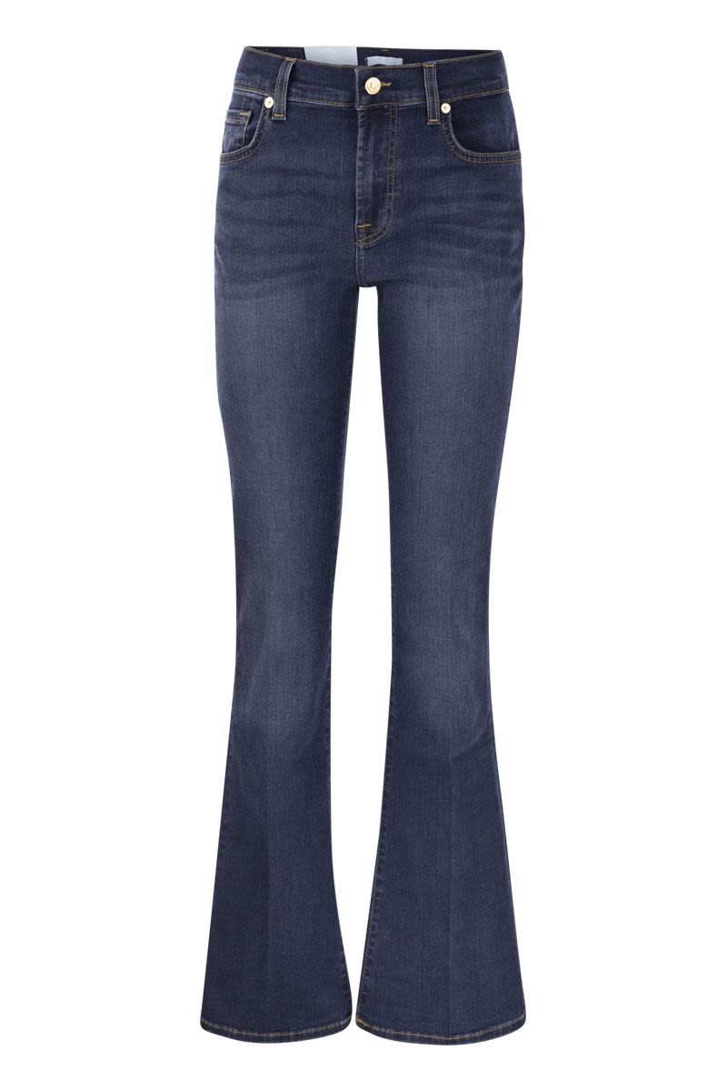 Medium Waist Bootcut Jeans - VOGUERINI