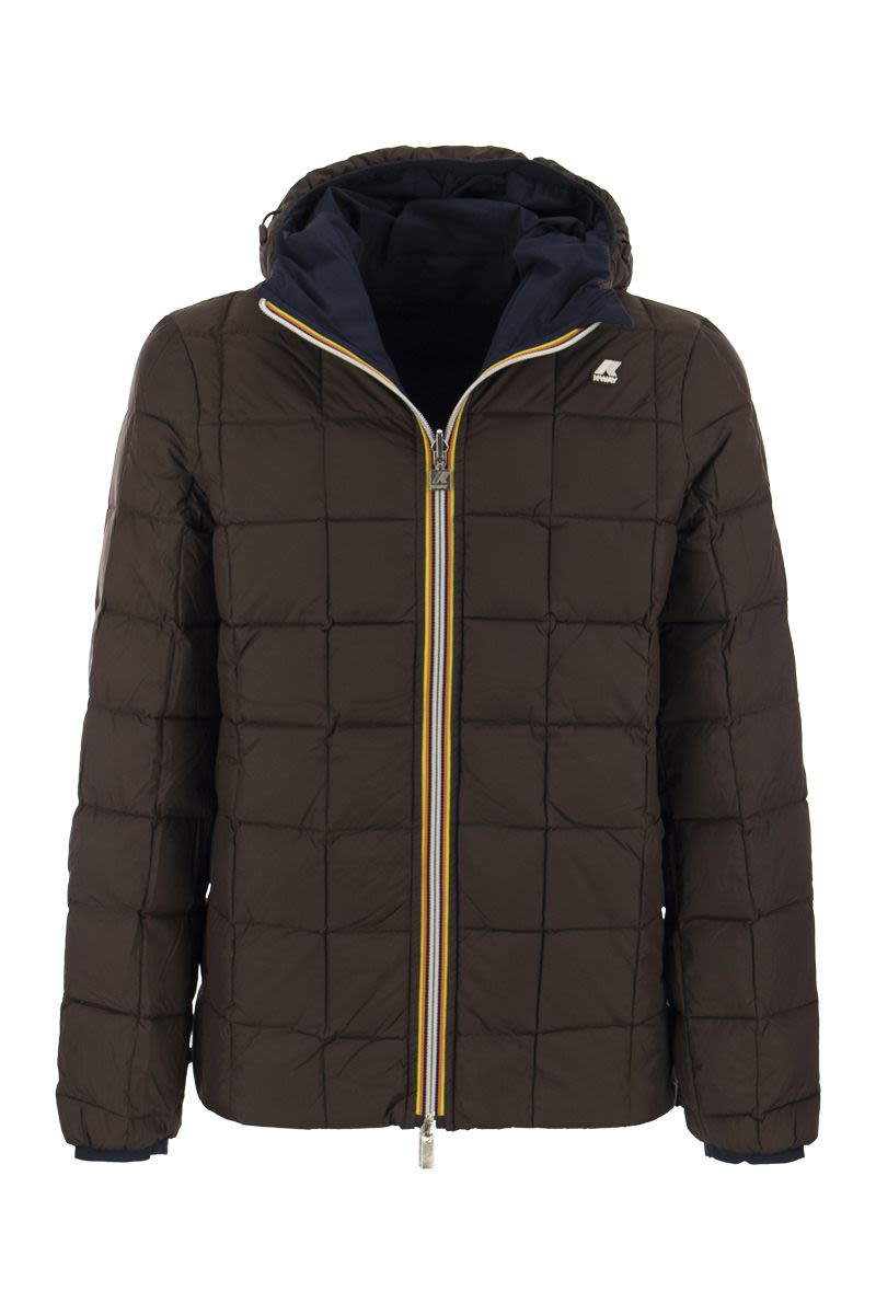 JACK - Reversible Hooded Down Jacket - VOGUERINI