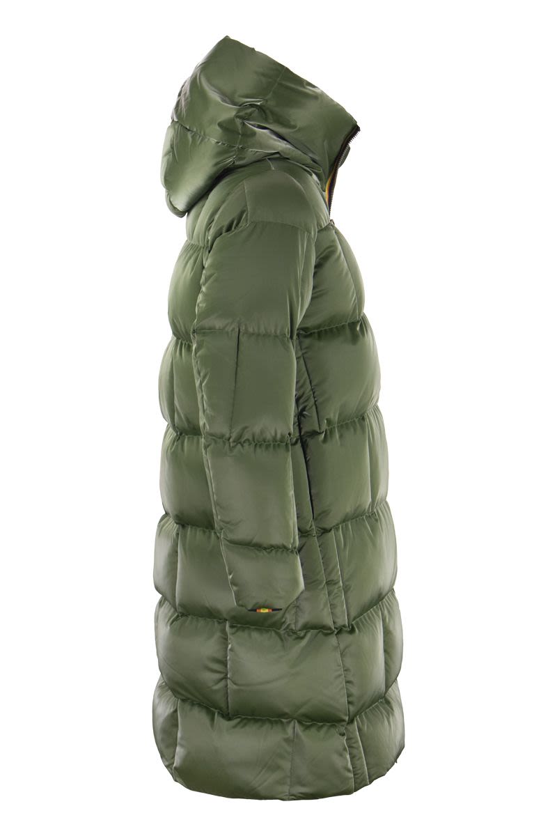 ORLIN - Long Hooded Down Jacket - VOGUERINI