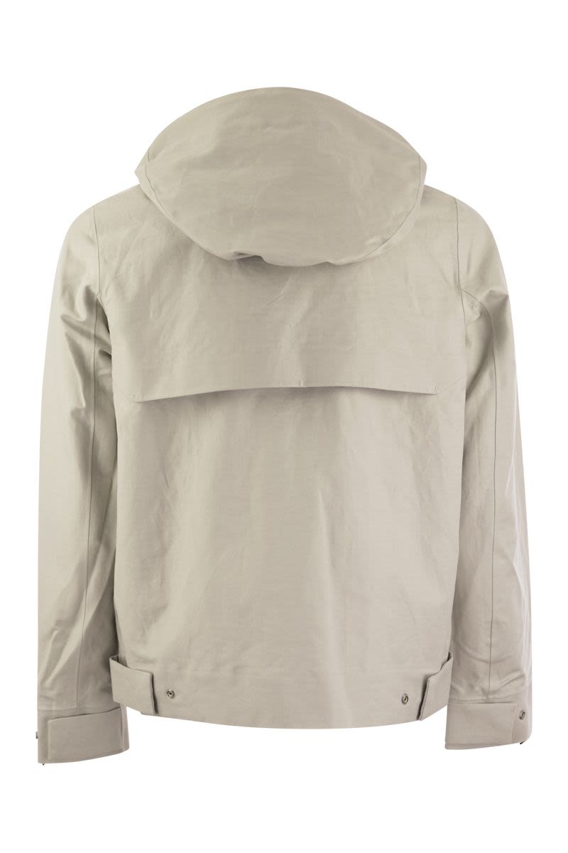 KAYA LINEN BLEND 2L - Hooded jacket