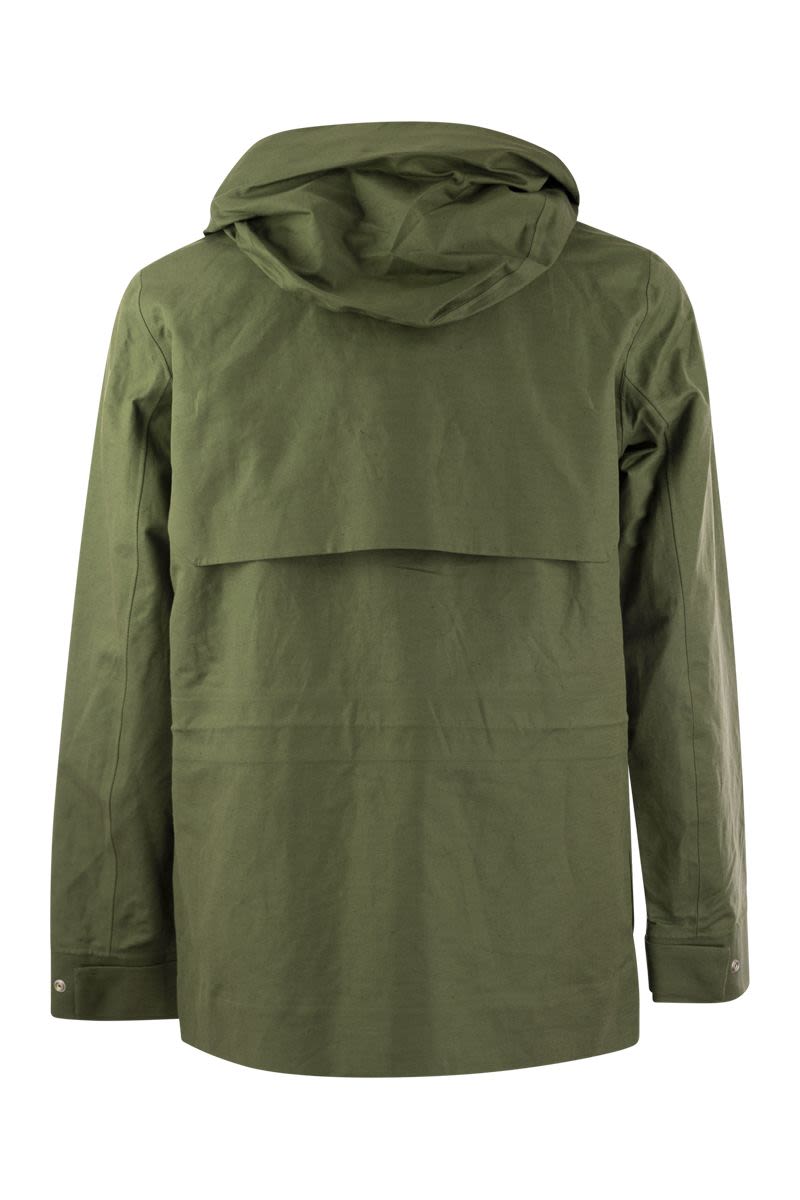 ERHAL LINEN BLEND 2L - Hooded jacket