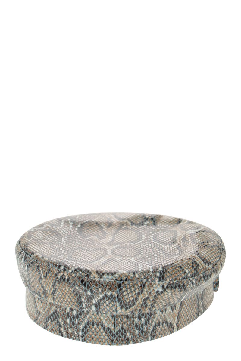 BAKER BOY - Snake pattern cap - VOGUERINI