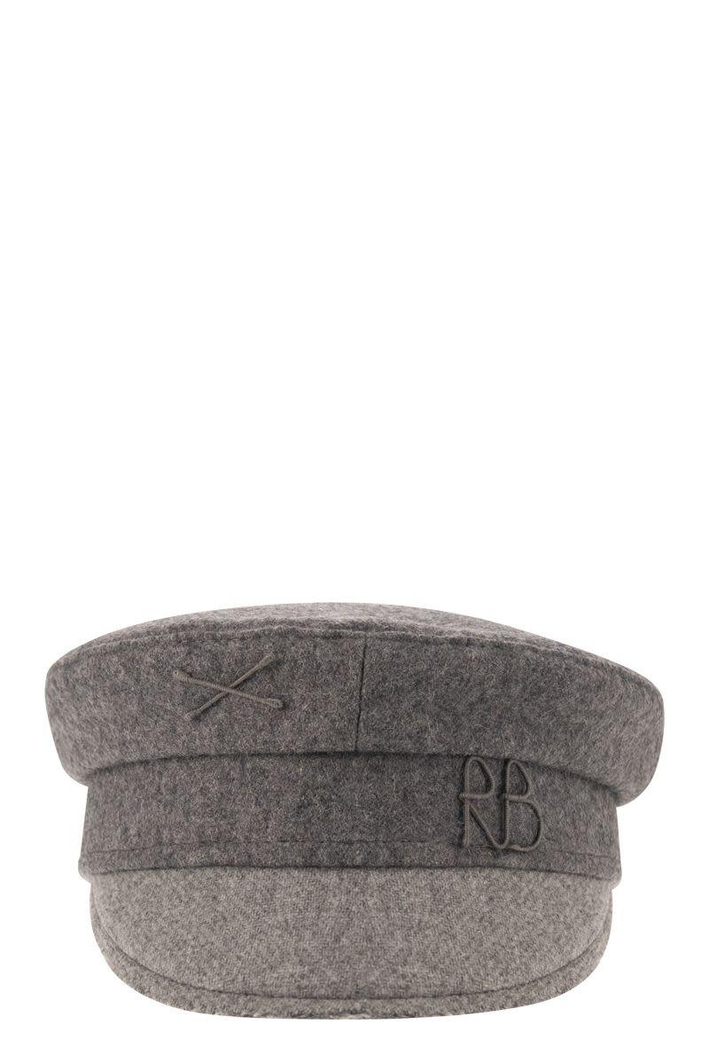 BAKER BOY - Wool-blend hat - VOGUERINI