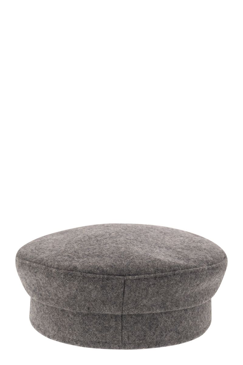 BAKER BOY - Wool-blend hat - VOGUERINI