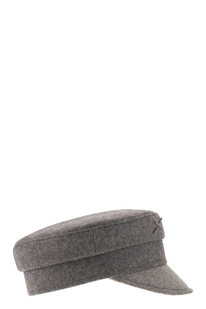 BAKER BOY - Wool-blend hat - VOGUERINI