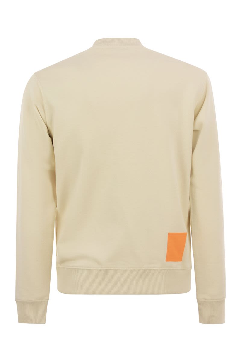 Round-neck sweatshirt with logo - VOGUERINI