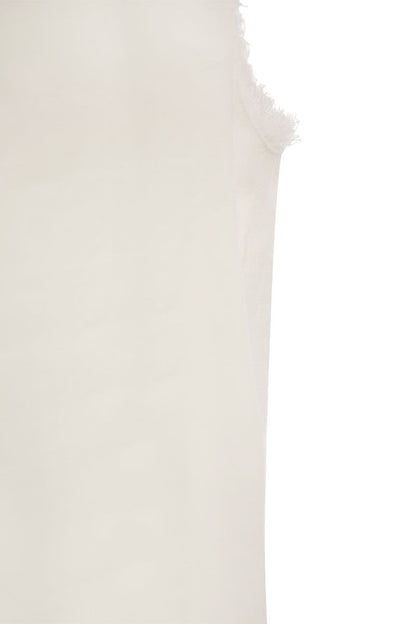 ADRIEN - Linen sleeveless jumper - VOGUERINI