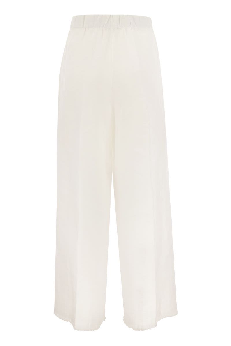 RYAN - Loose linen trousers - VOGUERINI