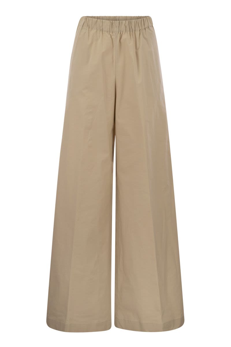 STEVEN - Stretch cotton loose-fitting trousers - VOGUERINI