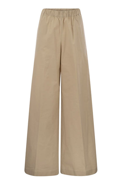 STEVEN - Stretch cotton loose-fitting trousers - VOGUERINI