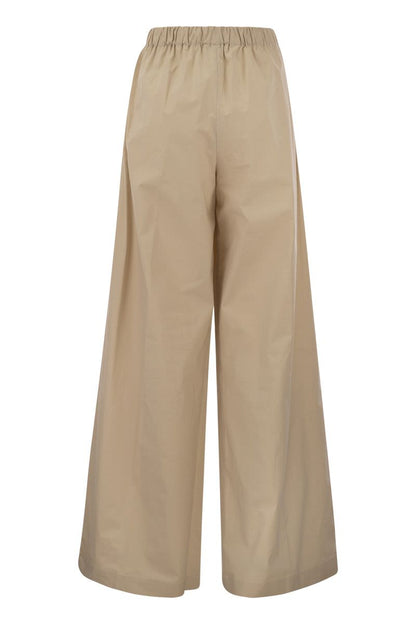 STEVEN - Stretch cotton loose-fitting trousers - VOGUERINI