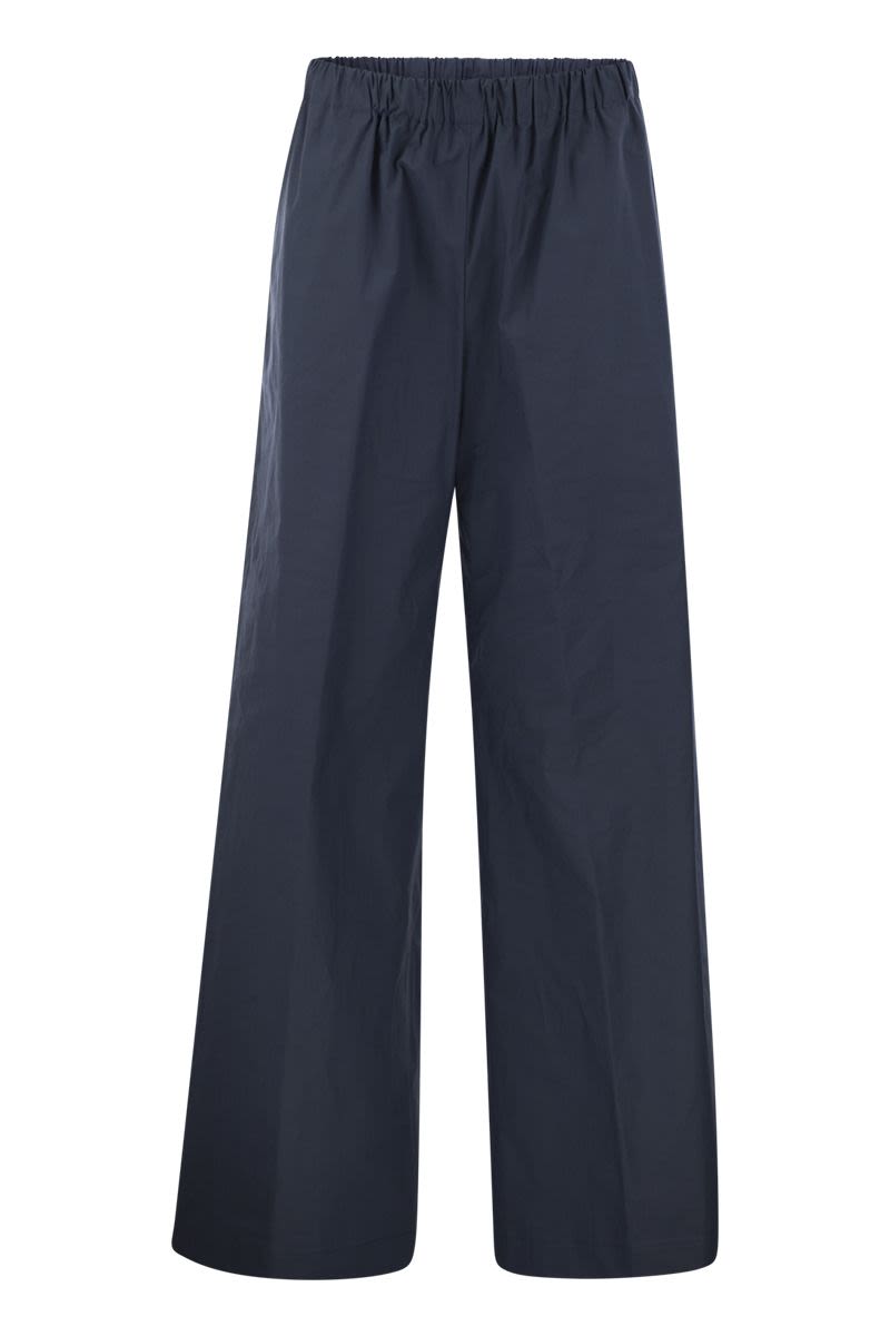 STEVEN - Stretch cotton loose-fitting trousers - VOGUERINI