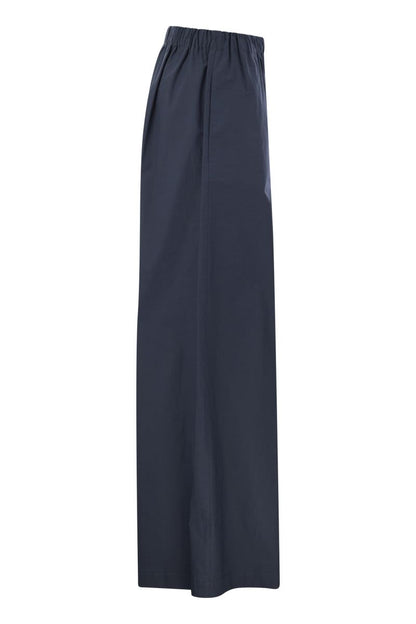 STEVEN - Stretch cotton loose-fitting trousers - VOGUERINI