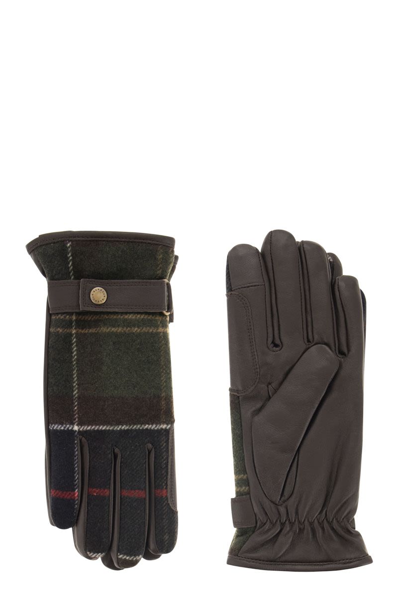 Aubrey tartan gloves - VOGUERINI