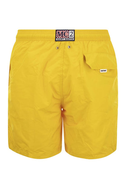 Beach boxer shorts in lightweight fabric - VOGUERINI