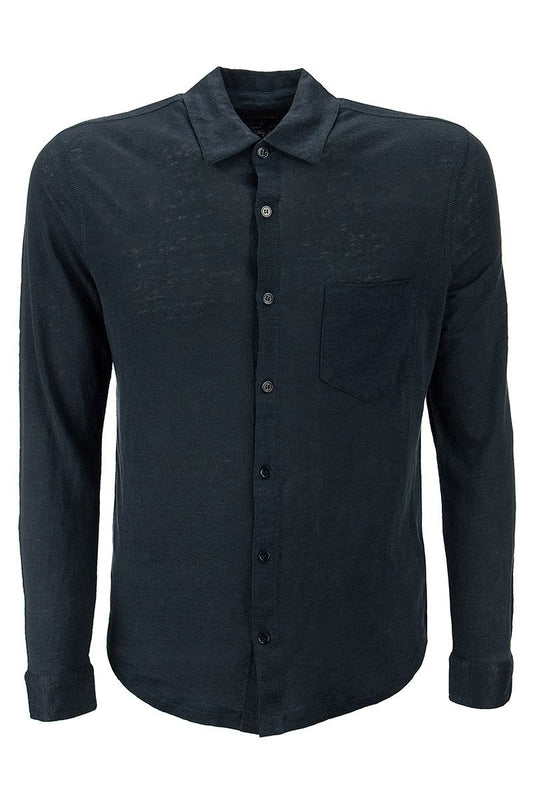 Linen shirt with long sleeves - VOGUERINI