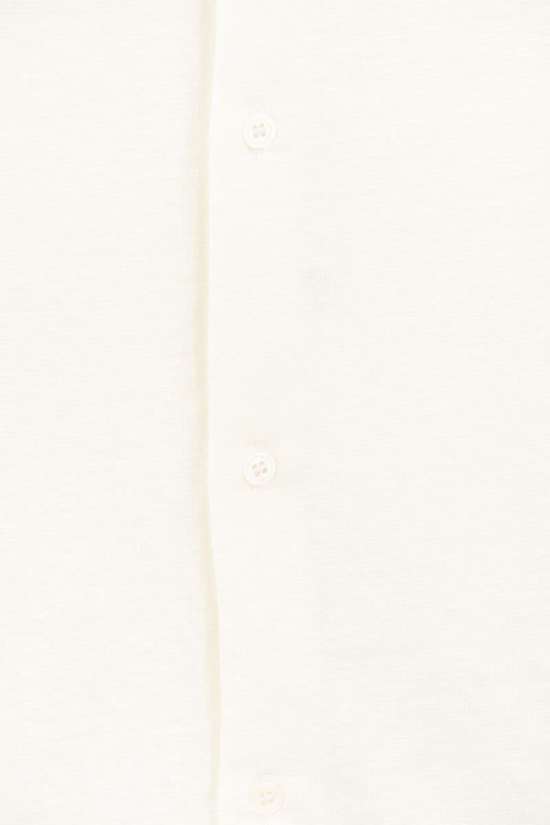 Long-sleeved linen shirt - VOGUERINI