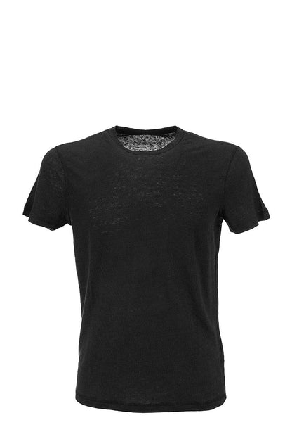 Short-sleeved slim-fit crew neck T-shirt - VOGUERINI