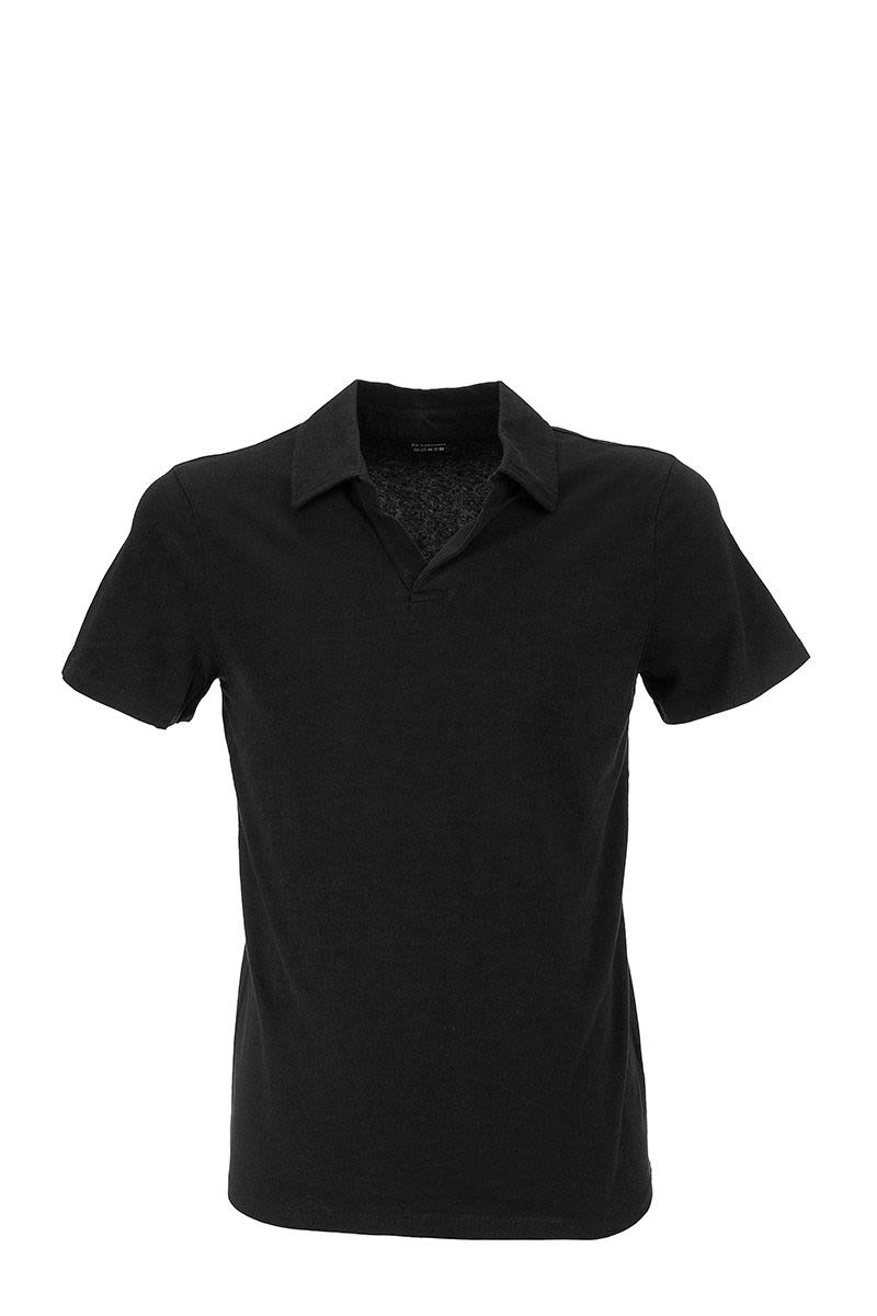 V-neck short-sleeved polo shirt - VOGUERINI