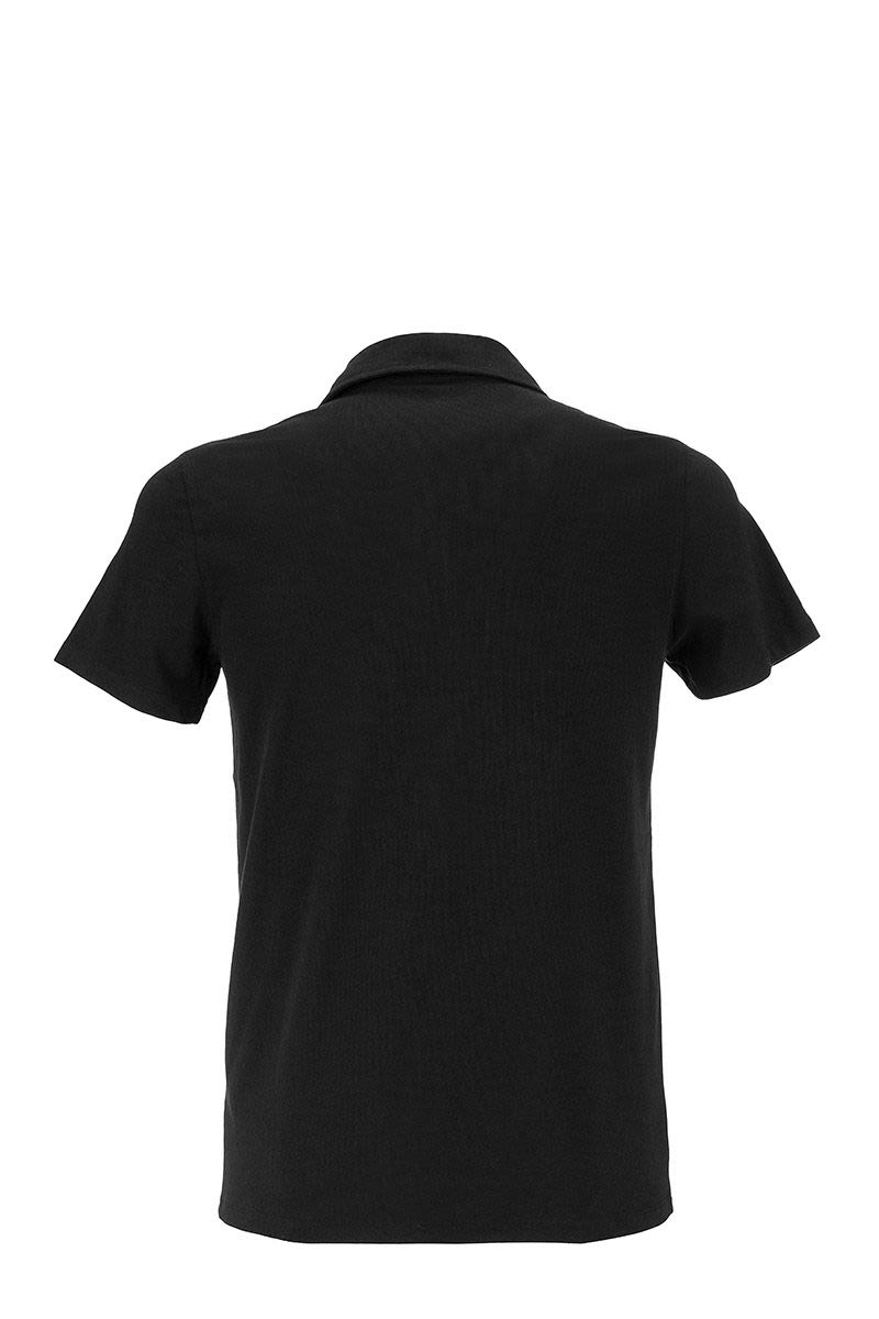 V-neck short-sleeved polo shirt - VOGUERINI