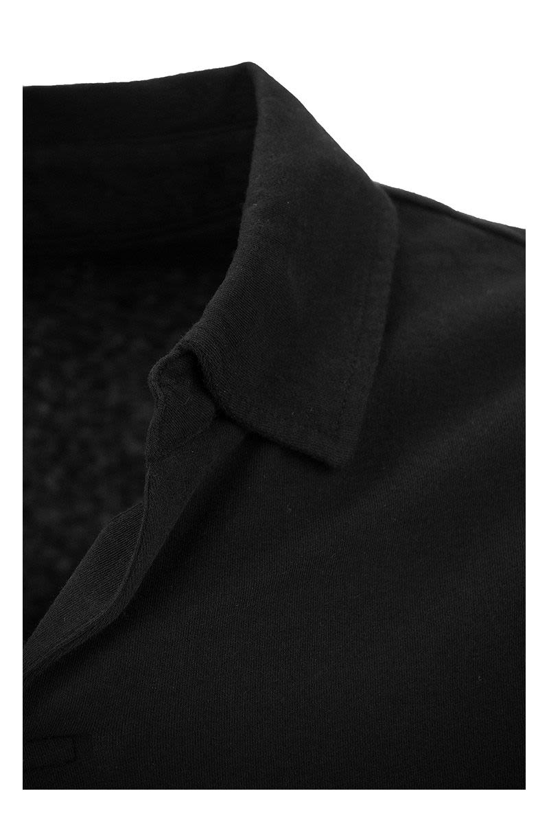 V-neck short-sleeved polo shirt - VOGUERINI