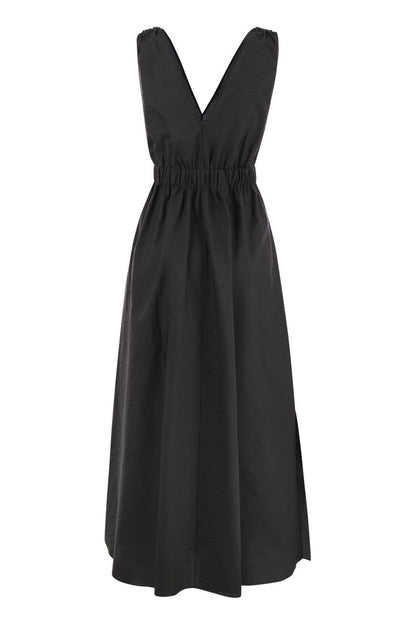 Sleeveless dress with monile - VOGUERINI