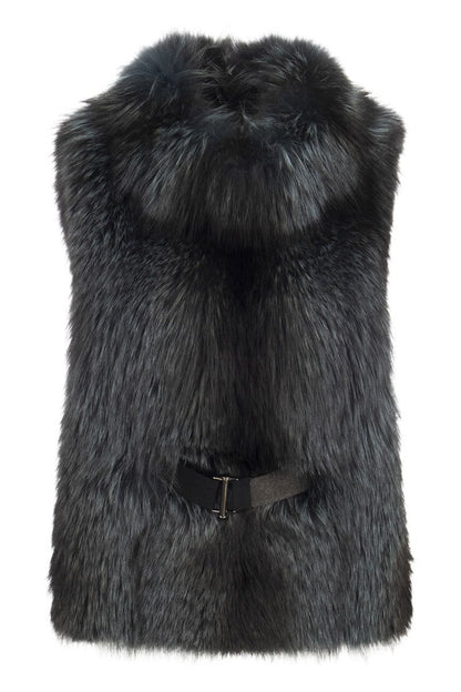 Fox Fur Vest - VOGUERINI