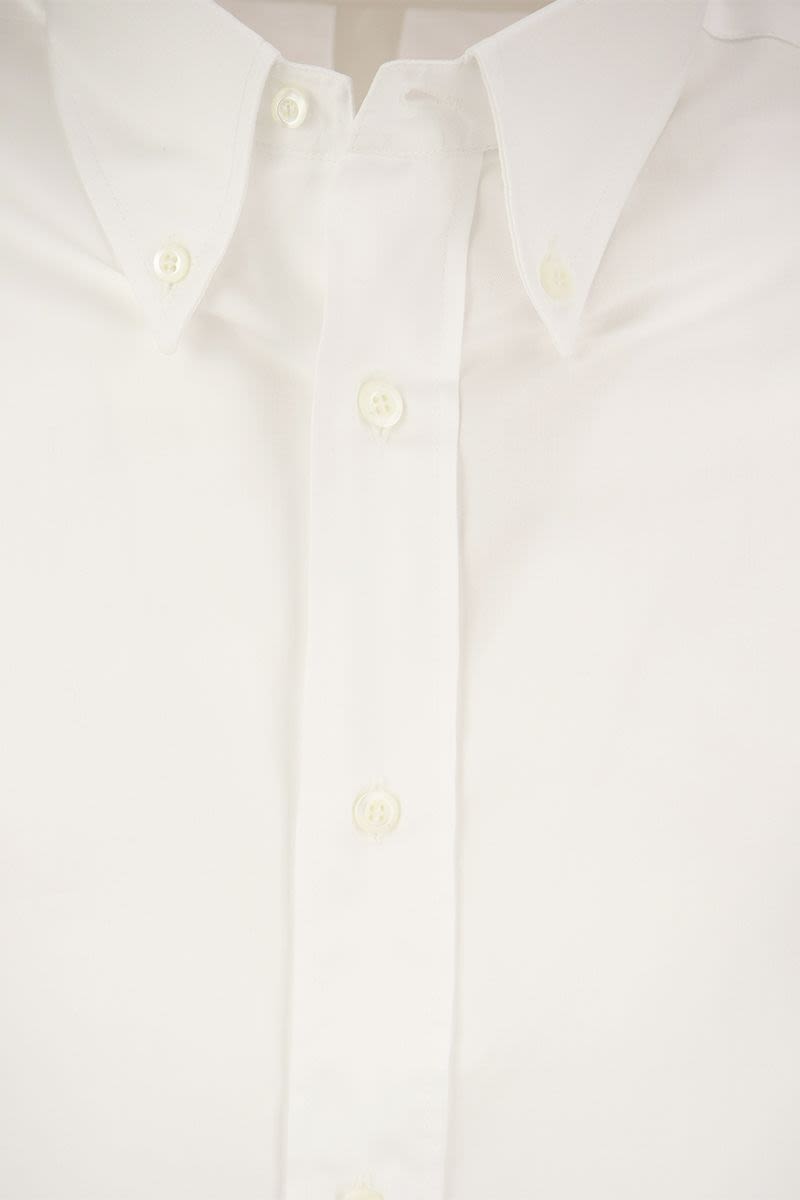 Slim fit twill shirt button down - VOGUERINI