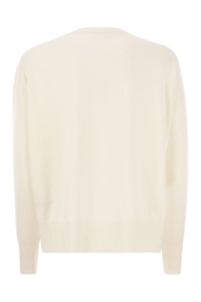 Cashmere sweater with pocket - VOGUERINI