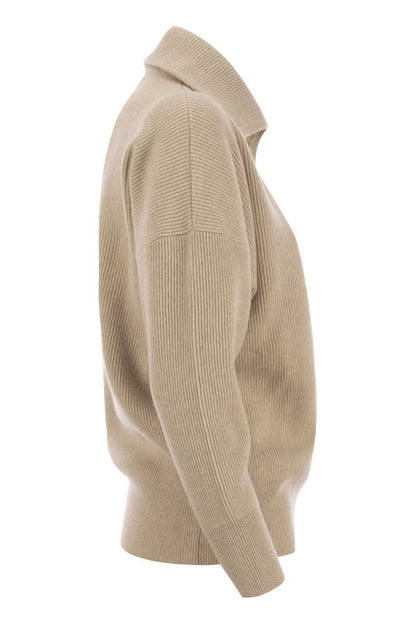 Cashmere sweater with shining detail - VOGUERINI