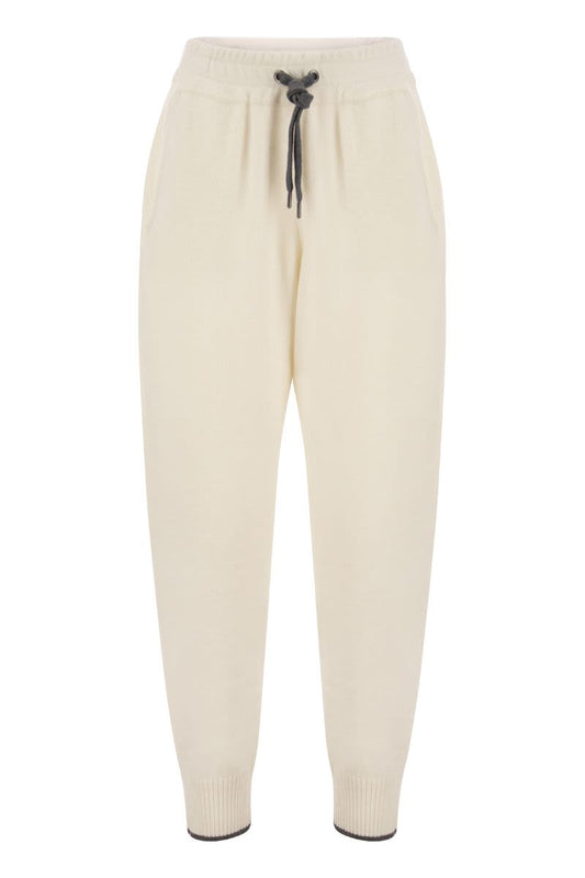 Cashmere knit trousers - VOGUERINI