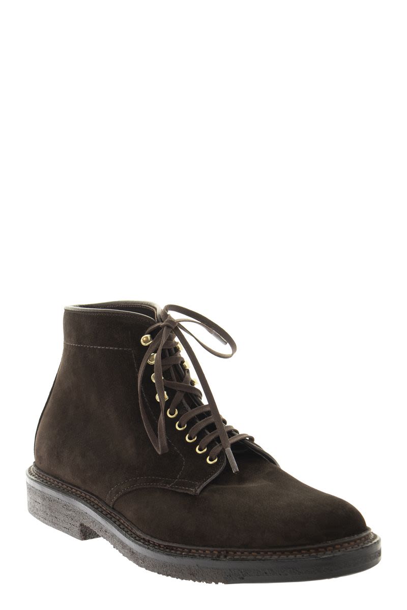 BROWN SUEDE BOOT - VOGUERINI