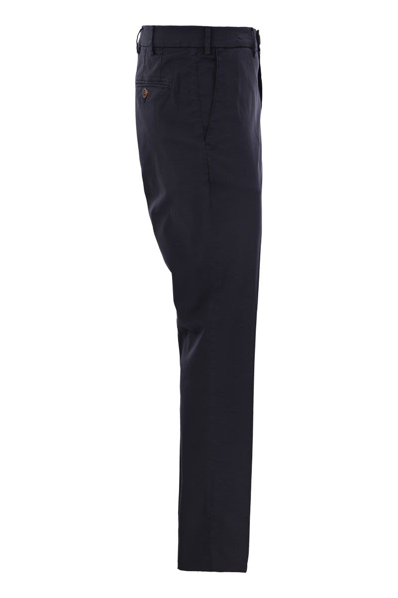 Italian fit cotton gabardine trousers - VOGUERINI